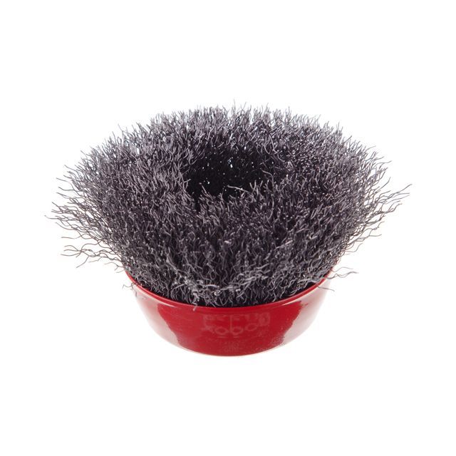 Щетка чашечная 85 мм, для УШМ, М14 (витая проволока) INTERTOOL BT-1085