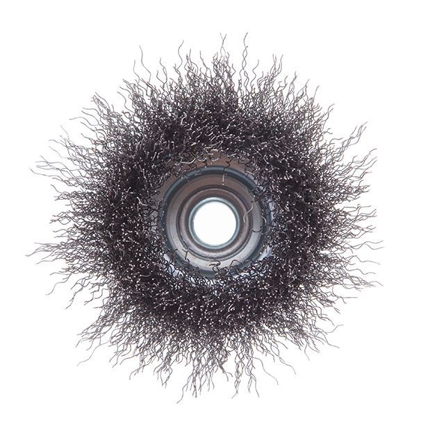 Щетка чашечная 85 мм, для УШМ, М14 (витая проволока) INTERTOOL BT-1085