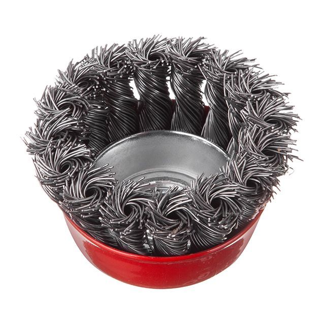 Щетка чашечная 65 мм, для УШМ, М14 (пучки витой проволоки) INTERTOOL BT-2065