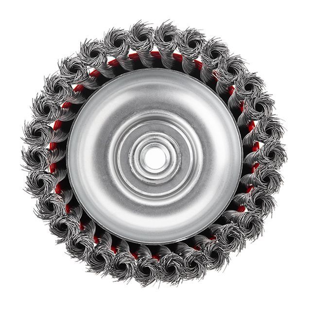 Щетка чашечная 150 мм, для УШМ, М14 (пучки витой проволоки) INTERTOOL BT-2150