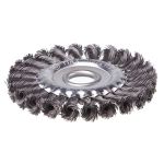 Щетка кольцевая 125*22.2 мм (пучки витой проволоки) INTERTOOL BT-7125
