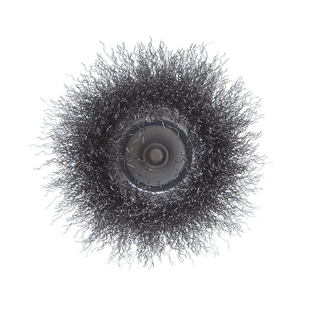 Щетка чашечная 100 мм для дрели, 1/4" (витая проволока) INTERTOOL BT-9100