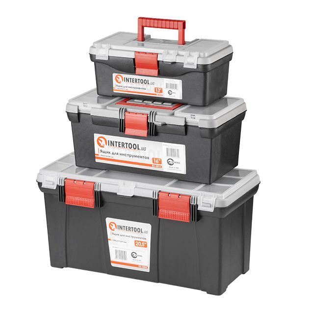 Комплект ящиков для инструментов, 3 шт INTERTOOL BX-0003
