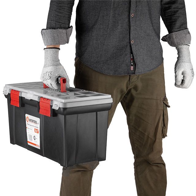 Ящик для инструментов 20.5" 508*247*241мм INTERTOOL BX-0205