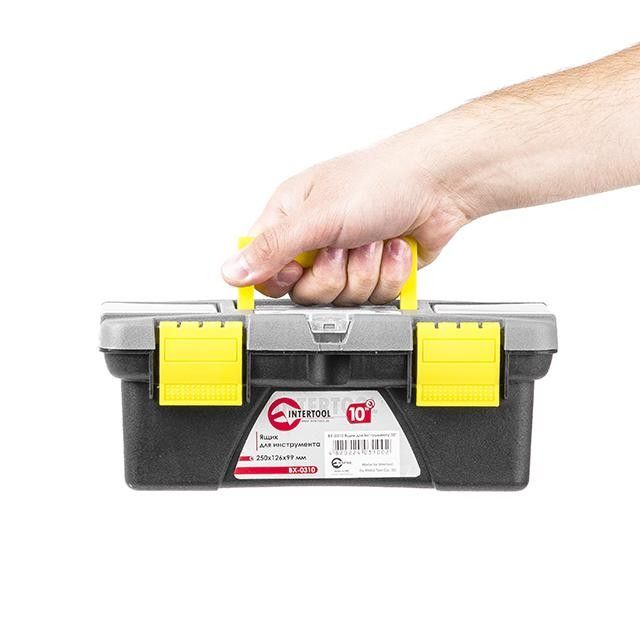 Ящик для инструментов 10" 250*126*99 мм INTERTOOL BX-0310