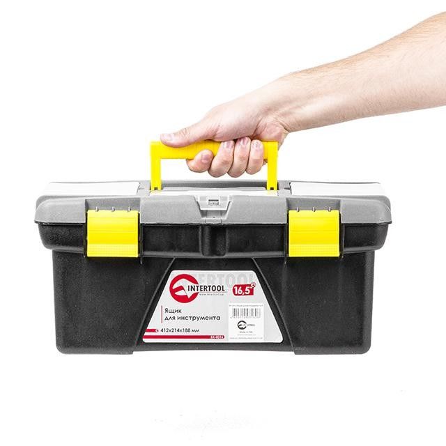Ящик для инструментов 16.5" 412*214*188 мм INTERTOOL BX-0316