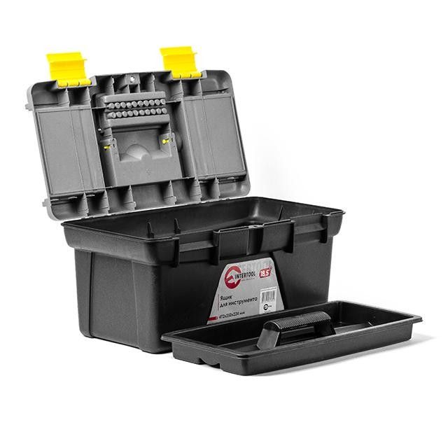 Ящик для инструментов 18.5" 472*250*224 мм INTERTOOL BX-0318