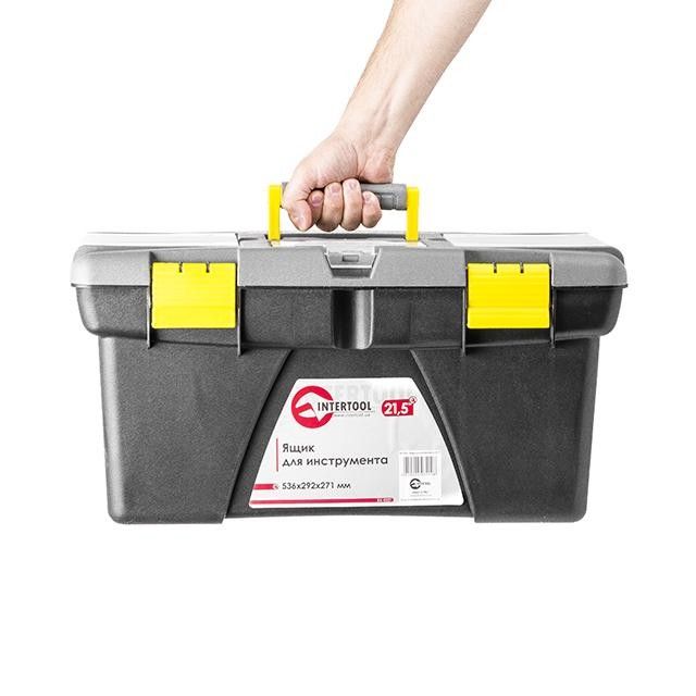 Ящик для инструментов 21.5" 536*292*271мм INTERTOOL BX-0321
