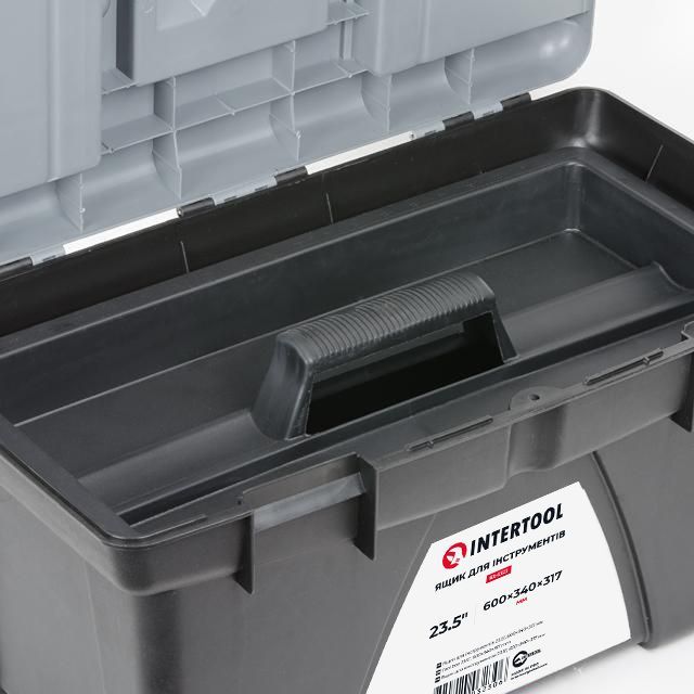 Ящик для инструментов 23.5" 600*340*317мм INTERTOOL BX-0323