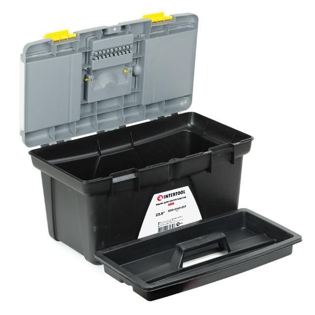 Ящик для инструментов 23.5" 600*340*317мм INTERTOOL BX-0323