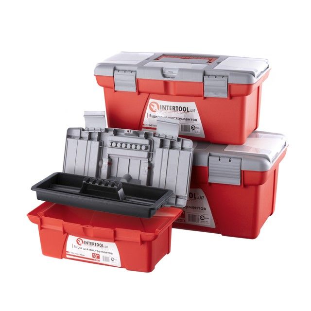Комплект ящиков для инструментов 3шт INTERTOOL BX-0403