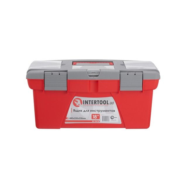 Ящик для инструментов, 18" 480*250*230 мм INTERTOOL BX-0418