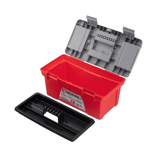 Ящик для инструментов, 18" 480*250*230 мм INTERTOOL BX-0418