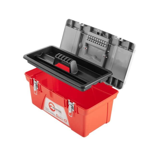 Ящик для инструментов с металлическими замками 18" 480*250*230 мм INTERTOOL BX-0518