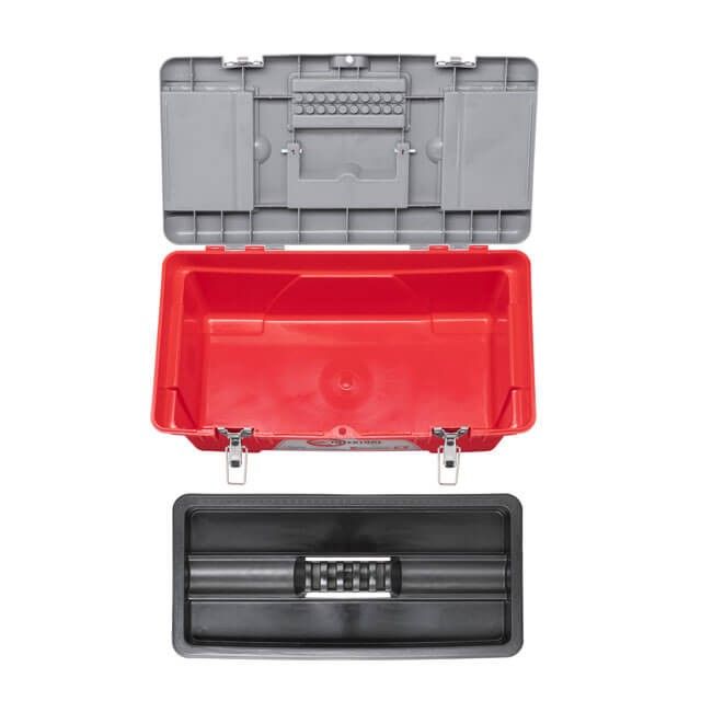 Ящик для инструментов с металлическими замками 18" 480*250*230 мм INTERTOOL BX-0518