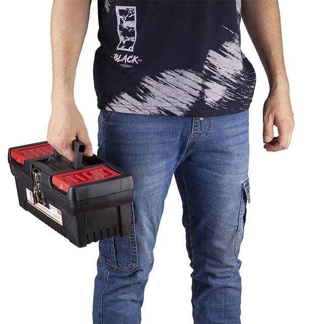 Ящик для инструментов с металлическими замками 13" 330*177*135 мм INTERTOOL BX-1013