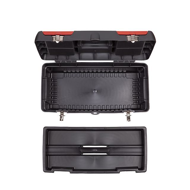 Ящик для инструментов с металлическими замками 19" 483*242*240 мм INTERTOOL BX-1019