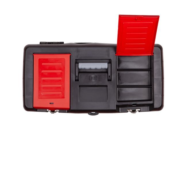 Ящик для инструментов с металлическими замками 24" 610*255*251 мм INTERTOOL BX-1024