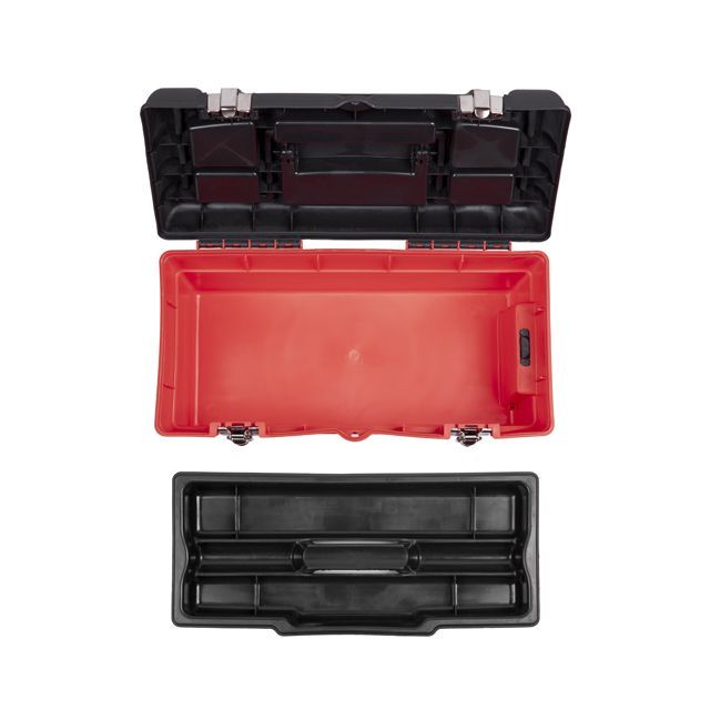 Ящик для инструментов с металлическими замками, 16": 396*216*164 мм INTERTOOL BX-1116