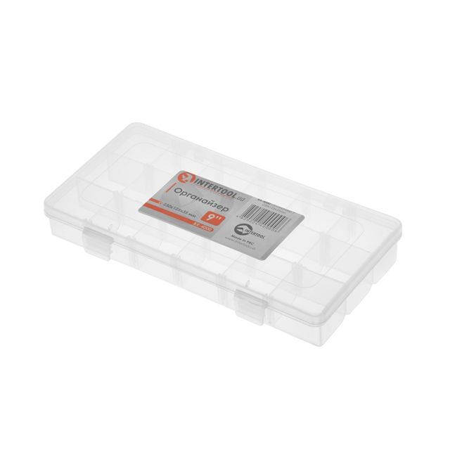 Органайзер 9" 230*125*35мм INTERTOOL BX-4000