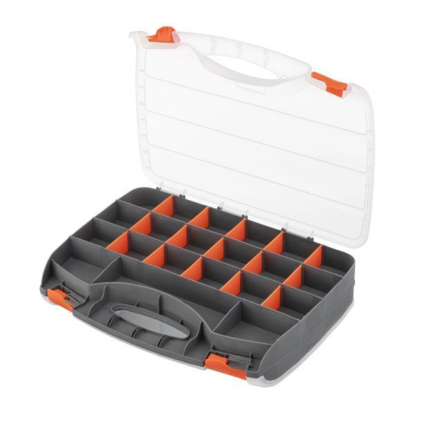 Органайзер 2 в 1, 15" 380*290*80 мм INTERTOOL BX-4005