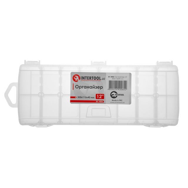Органайзер 12" 300*115*40мм INTERTOOL BX-4006