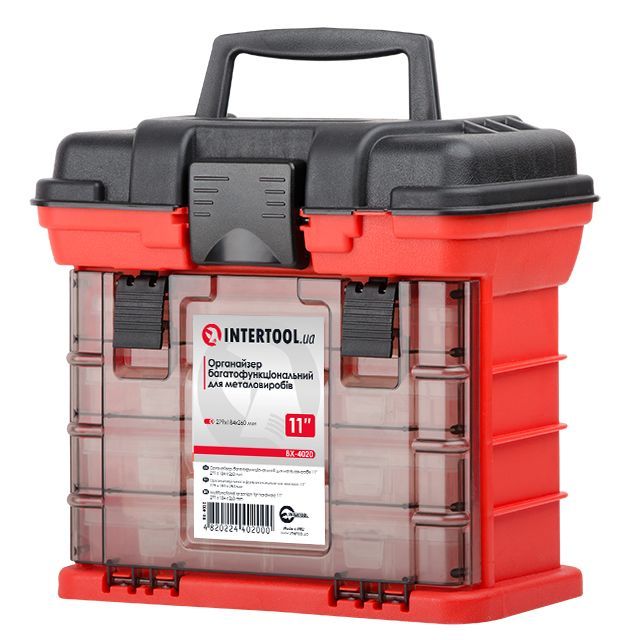 Органайзер многофункциональный для метизов 11" 279*184*260 мм INTERTOOL BX-4020