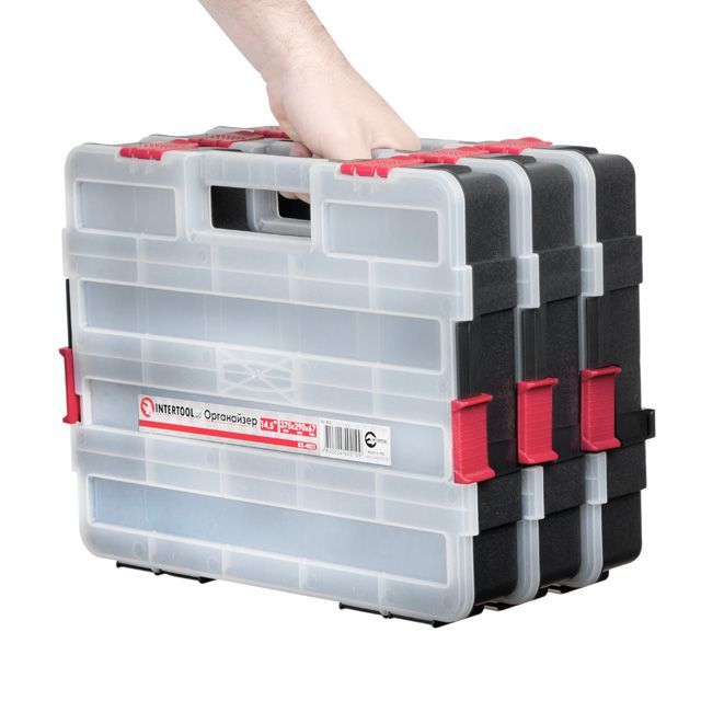 Органайзер 14.5" 375*280*67мм INTERTOOL BX-4021
