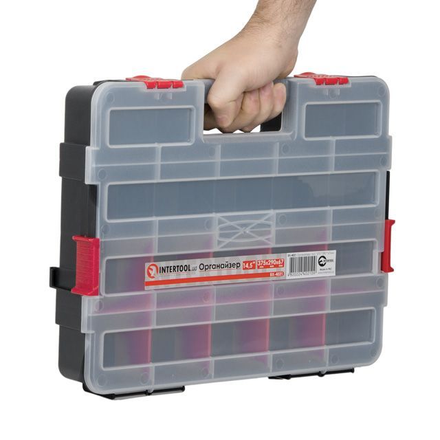 Органайзер 14.5" 375*280*67мм INTERTOOL BX-4021