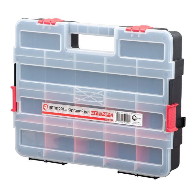 Органайзер 14.5" 375*280*67мм INTERTOOL BX-4021