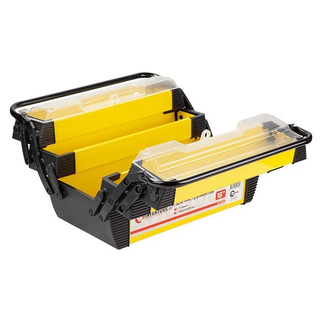 Ящик для инструментов металлический, 18", 5 секций, 454*210*230 мм INTERTOOL BX-5018