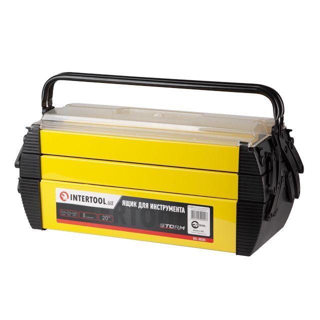 Ящик для інструментів 20", 5 секций, 515*210*230 мм INTERTOOL BX-5020
