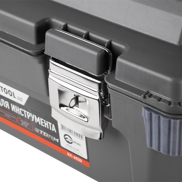 Ящик для инструментов с металлическими замками 20" 500*275*265мм INTERTOOL BX-6020