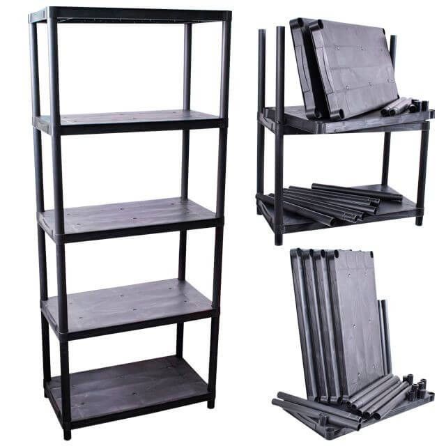 Стеллаж 5 полок, 28" 710*380*1713 мм INTERTOOL BX-7028