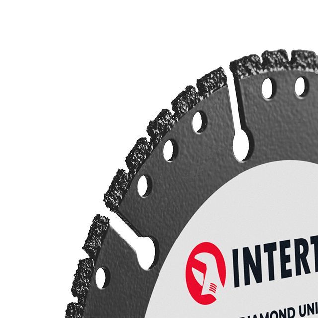 Диск алмазный универсальный сегментный 125 *22.2 мм, на угловую шлифмашину INTERTOOL CT-1000