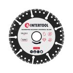 Диск алмазный универсальный сегментный 125 *22.2 мм, на угловую шлифмашину INTERTOOL CT-1000