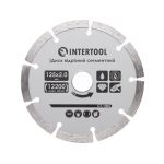 Диск отрезной сегментный 125 мм, алмазный 16-18% INTERTOOL CT-1002