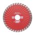Диск отрезной Turbo 115 мм, алмазный 22-24% INTERTOOL CT-2006