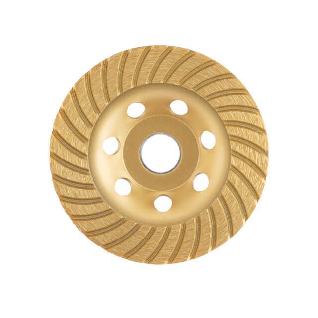 Фреза торцевая шлифовальная алмазная Turbo 115*22.2 мм INTERTOOL CT-6215