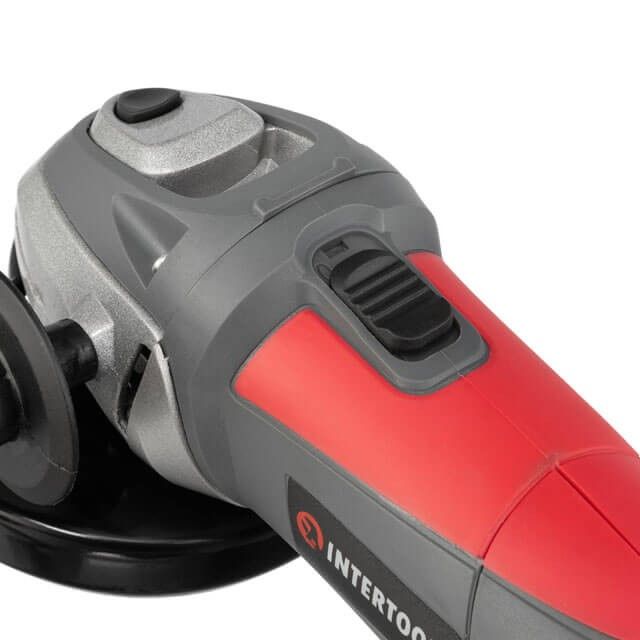 Шлифмашина угловая 710 Вт, 12000 об/мин, диаметр круга 125 мм INTERTOOL DT-0266