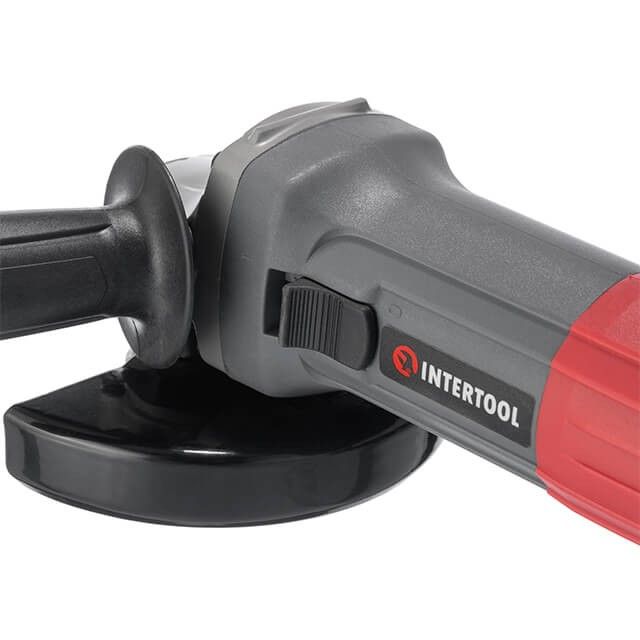 Шлифмашина угловая 860 Вт, 11000 об/мин, диаметр круга 125 мм INTERTOOL DT-0267