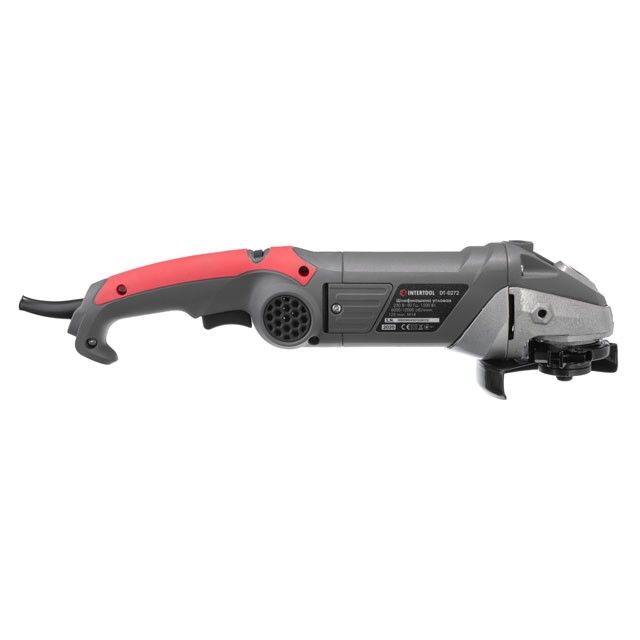Шлифмашина угловая 1200 Вт, 6000-12000 об/мин, диаметр круга 125 мм INTERTOOL DT-0272