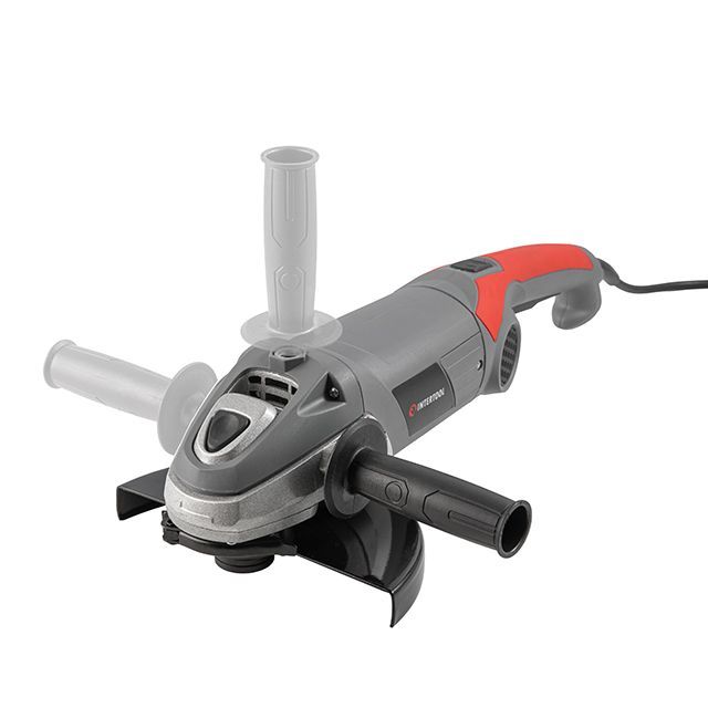 Шлифмашина угловая, 2400 Вт, диаметр круга 230 мм, 6500 об/мин, плавный пуск, поворотная рукоятка INTERTOOL DT-0295