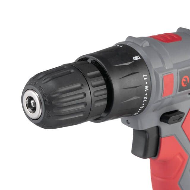 Дрель-шуруповерт аккумуляторная 18 В, 17 Нм, 0-700 об/мин, 0.8-10 мм, Li-Ion, 1.5 Ач INTERTOOL DT-0315