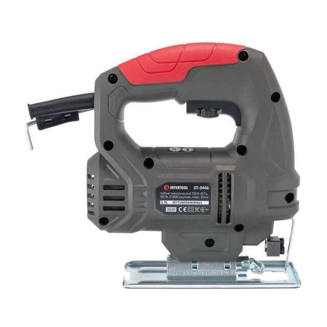 Электролобзик 500 Вт, 0-3000 ход/мин, глубина распила 55 мм INTERTOOL DT-0446
