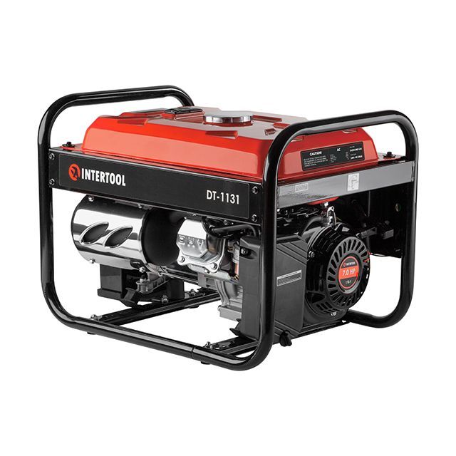 Генератор бензиновый 2.8/3 кВт, 220 В, 15 л, электро+ручной старт, медная обмотка, STORM INTERTOOL DT-1131