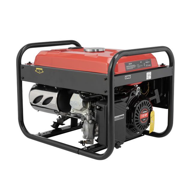 Генератор бензиновый/газовый 2.8/3 кВт, 220 В, 15 л, ручной старт, медная обмотка, STORM INTERTOOL DT-1133