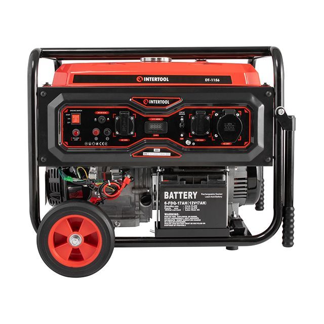 Генератор бензиновый 5/5,5 кВт, электро+ручной старт, медная обмотка, STORM INTERTOOL DT-1156
