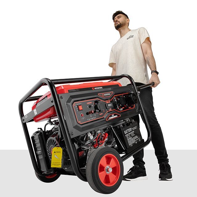 Генератор бензиновый 5/5,5 кВт, электро+ручной старт, медная обмотка, STORM INTERTOOL DT-1156