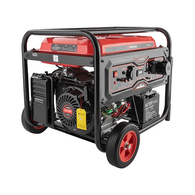 Генератор бензиновый 7/7,5 кВт, электро+ручной старт, медная обмотка, STORM INTERTOOL DT-1175
